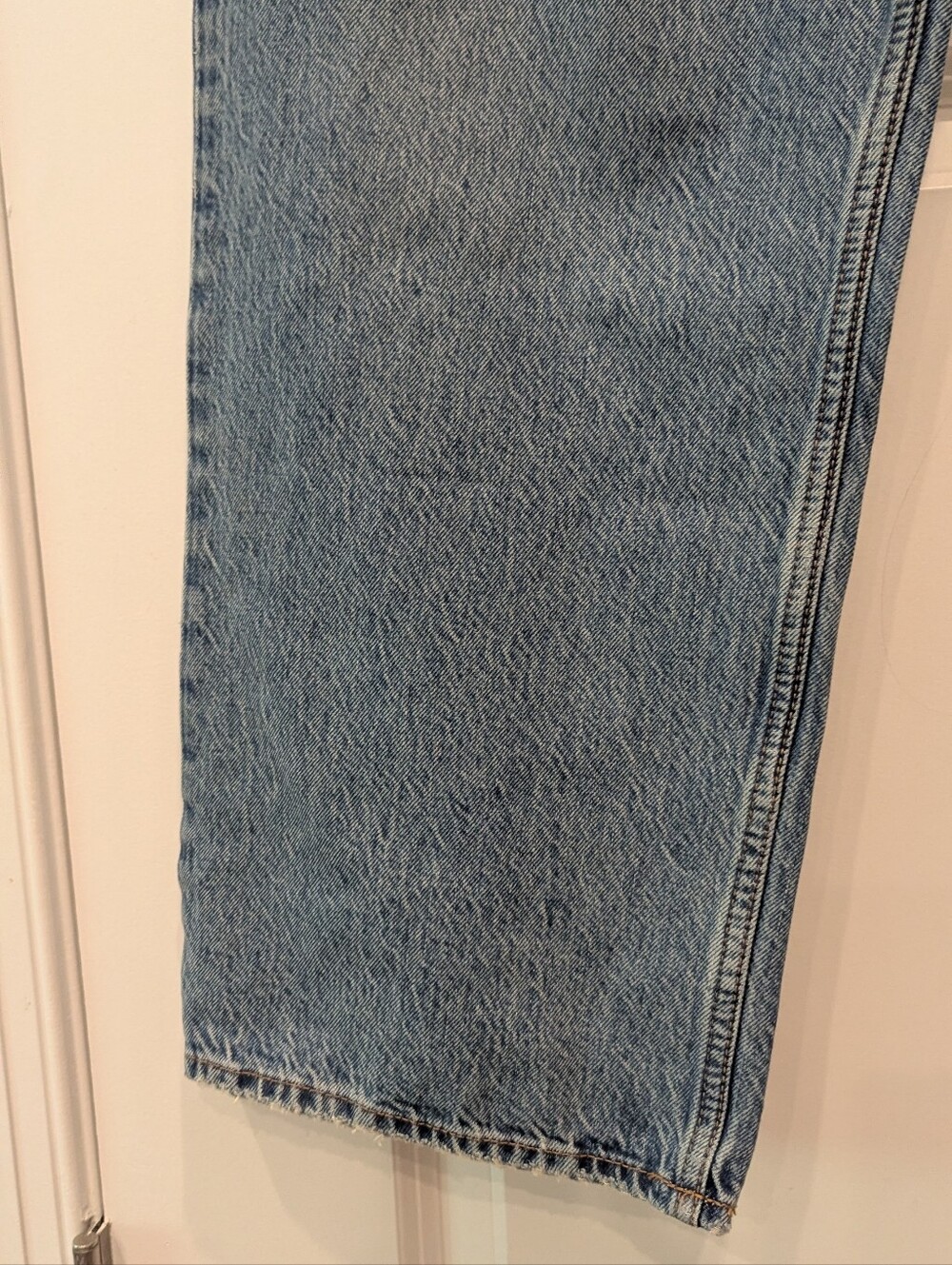 Abercrombie & Fitch Loose High Rise Jeans Women 30/10 Blue Denim Relaxed Y2K - Picture 5 of 15